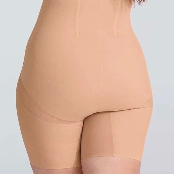 HoneyLove SuperPower Shapewear Compression Shorts Nude Intimates Boning Medium - Picture 8 of 8